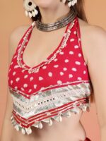 Printed Gotta Patti Ready to Wear Lehenga With Choli - Image 2