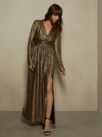 Women Embellished A-Line Maxi Dress