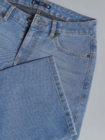 Women Blue Bootcut Light Fade Stretchable Jeans - Image 2