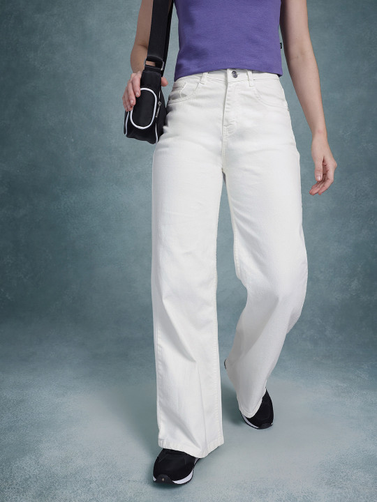 The Life Co. Women Wide Leg Jeans